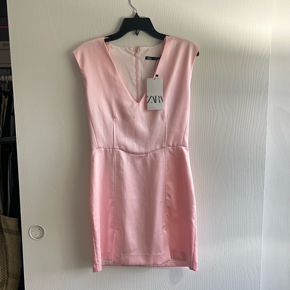 Zara Pink Sleeveless Dress